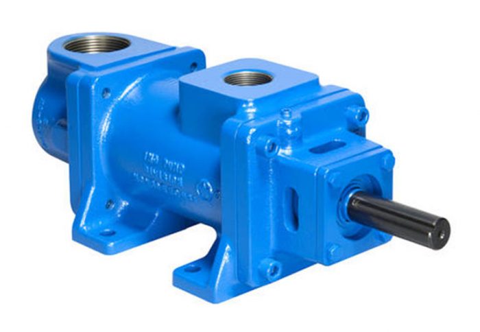 Blue imo 3d series 3 screw pump.