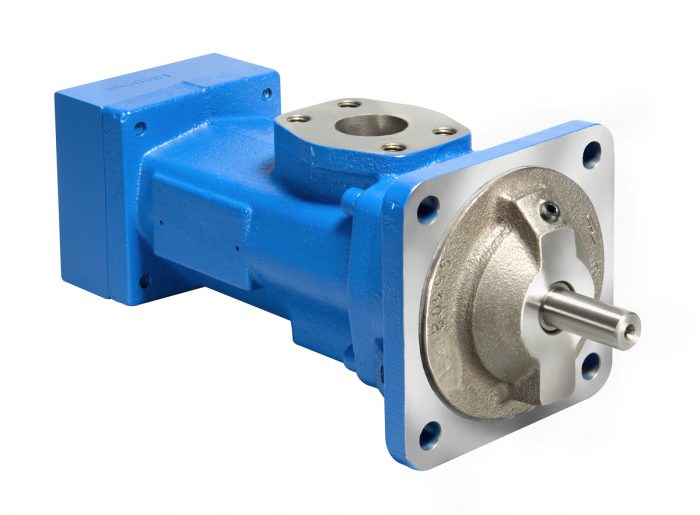 Photo of 3G Series triple screw pump in blue